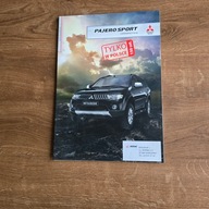 Mitsubishi Pajero Sport j.Polski prospekt folder katalog broszura