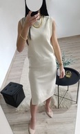 Sukienka sweterkowa dzianinowa maxi 34 XS