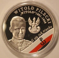 10 ZŁ ZŁOTYCH 2017 Witold Pilecki "Witold" - CERT + 10 FOLD + 4 KSIĄŻECZKI