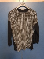 Marie Philippe Tunika Bluza Ecru Czarna L/42/44