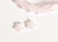 Naturalny RÓŻOWY KWARC gwiazda gwiazdka mała 2szt