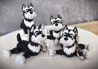 Brelok do kluczy Zawieszka Breloczek Piesek Sznaucer pomysł na prezent