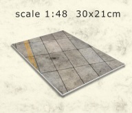 Podstawka "Płyta lotniska HF4804" skala 1:48 roz.A3 druk PCV 3mm