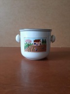 Porcelanowa osłonka na doniczkę kolekcja Design Naif Villeroy & Boch retro