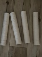 Zapasowy Słupek do drapaka Dla Kota jutowy sizal M8 ø 7/40 cm 4 szt zestaw