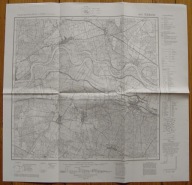 RADNICA; LASKI; SZCAWNO; CIEMNICE; BĘDÓW MEßTISCHBLATT 3957