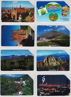 Zestaw 14 Karty używane 8 szt. w stanie dobrym