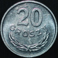 20 groszy 1963 - około menniczy egzemplarz