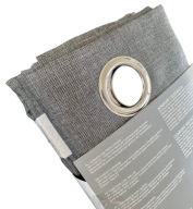 ZASŁONY NA PRZELOTKACH ZE SREBRNĄ NICIĄ 2 szt - rozmiar 250*135