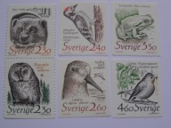 Szwecja - zwierzęta pod ochroną - Mi. 1520-25 **