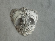 SREBRNA BROSZKA FILIGRAMOWA SREBRO 900