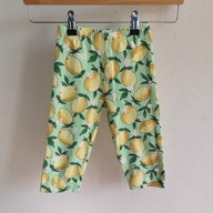 Legginsy getry dziewczęce 3/4 Cool Club 116 w cytrynki LATO (283)