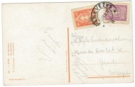 Litwa 1932 Pocztówka Znaczki 314-5 Belgia herb godło krzyż Poniewież