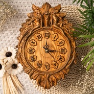 Zegar ścienny do sypialni, zegar na rocznicę ślubu, zegar dla mężczyzny