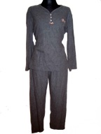 Duża Piżama DAMSKA OCIEPLANA 100% BAWEŁNA r. XXXL