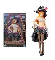 One Piece Nami 19 cm Figurka Film Red Czarny Strój PVC Kolekcjonerska