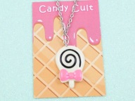 Candy Cult wisiorek lizak kawaii harajuku CC11