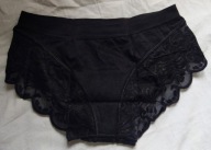 OKER BRAND CZARNE figi koronka 6 szt nowe