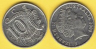 Australia 10 Cents 2008 r.