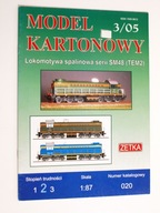 Zetka 020 lokomotywa spalinowa serii SM48 1:87