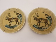 TALERZ CERAMICZNY dekoracyjny Inger Waage Stavangerflint jeleń do powieszen