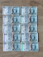 Zestaw banknotów 1000 Koron Szwedzkich