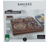 SMUKEE HOME bambusowy komplet do serwowania 5 el. – miseczki 70 ml NOWY