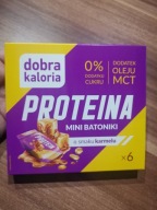 Zdrowe Mini Batoniki Karmel Proteinowe z OLEJEM MCT Dobra Kaloria 0% Cukru
