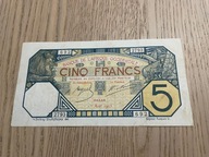 Francuska Afryka Zachodnia - 5 franków - 1925 - Dakar - rzadki