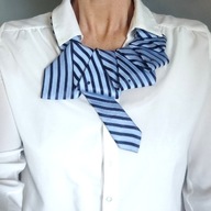 Krawat damski ozdobny do bluzki i koszuli