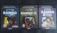 Rambo 1 2 3 DVD PL TRYLOGIA filmów z polskim LEKTOREM płyty SUPER STAN