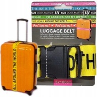 PAS ZABEZPIEECZAJĄCY DO WALIZKI Spinający Bagaż z Napisem