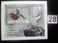 Motyle , zwierzęta i skauting , Wyspy Św. Tomasza i Książęca MNH