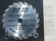 PIŁA TARCZA Z WIDIĄ 235x20z/ 30 230 20 16 DO DREWNA SWEDEX SZWEDZKA ENGLAND
