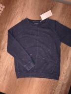 Granatowa bluzka z długim rękawem Reserved rozmiar 128 nowa z metką