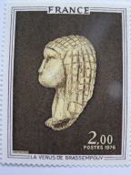 Francja - Głowa Wenus - statuetka - skarb archeologiczny - Mi. 1955 **