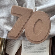 Baza + 3 wzorniki – kartka 70 – zestaw kraft handmade – prezent urodziny