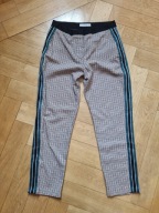 spodnie w pepitke z lampasem * RESERVED