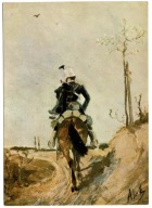 MIKOLAS ALES HUSAR WOJSKOWY NA KONIU