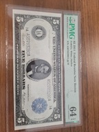 5 dolarów 1914 pmg 64 epq unc