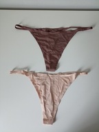 2 szt Śliczne majteczki stringi bezszwowe r.M