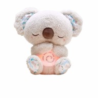 PLUSZOWA KOALA Z ODDYCHANIEM MUZYKĄ I ŚWIATŁEM HIT SNU DZIECKA NA PREZENT!!