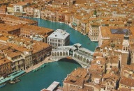 WŁOCHY - VENEZIA - WENECJA - MOST RIALTO - Z LOTU PTAKA - UNESCO