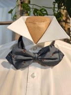 jedwabna muszka mucha do garnituru męska jedwab silk seide Cottonfield