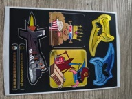 Sułtan kosmitów Kapitan bomba 1 naklejki zestaw RKS galak pizza kurvinox