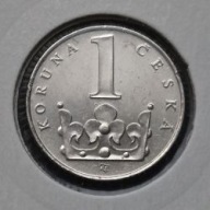 *CZECHY [0025]*1 korona 1993r. Republika Czeska, Lew (heraldyka)