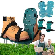 WERTYKULATOR RĘCZNY AERATOR NAKŁADKI Z KOLCAMI NA BUTY TRAWNIK ZIEMIA OGRÓD