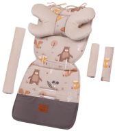 WKŁADKA DO SPACERÓWKI WÓZKA DLA DZIECKA UNIWERSALNY DWUSTRONNY ZESTAW