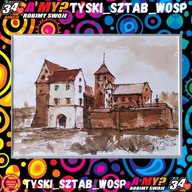 ”Zamek w Darłowie” , tusz lawowany - Barbara Zientara-Chmiel - Imielin