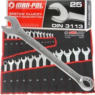 MEGA ZESTAW PREMIUM KLUCZY DO WARSZTATU PŁASKIE OCZKOWE 6-32mm 25szt